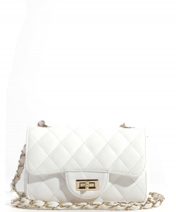 Fashion Quilted Crossbody Bag BA320183 IVORY